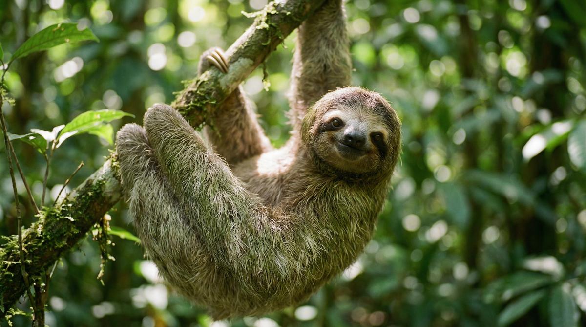 黄片树懒视频 - 热带雨林慢生活视频